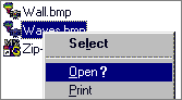 Word 95 File Dialog